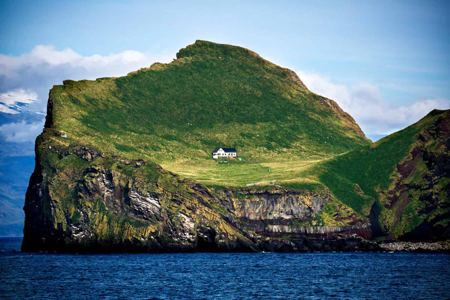 The World's Loneliest House in Elliðaey island
