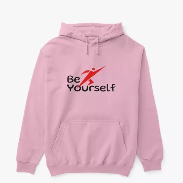 be yourself - Unisex Classic Pullover Hoodie - pink